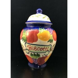 Biscotti Cookie Jar Handmade For Nonni’s Beautiful